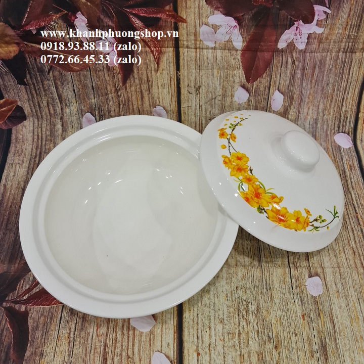 [HCM]thố sứ trắng đựng cơm - thố sứ trắng