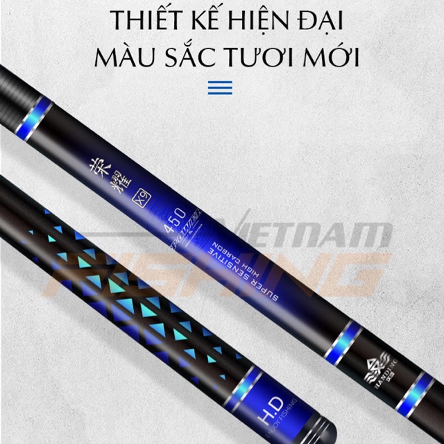 Cần câu tay handing x9 độ cứng 5h đủ kích cỡ 3m6 - 6m3 ..