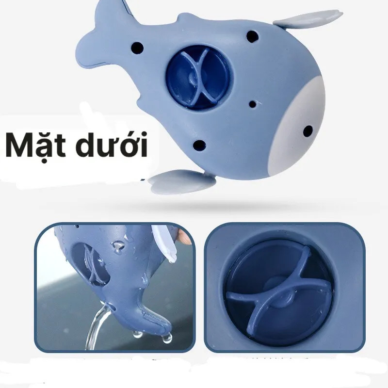 Đồ chơi nhà tắm cá heo vặn cót đáng yêu (1 con)