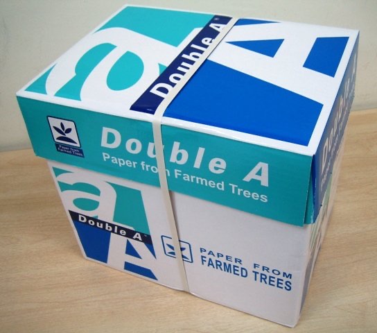thùng 5 ram giấy double a 70a4
