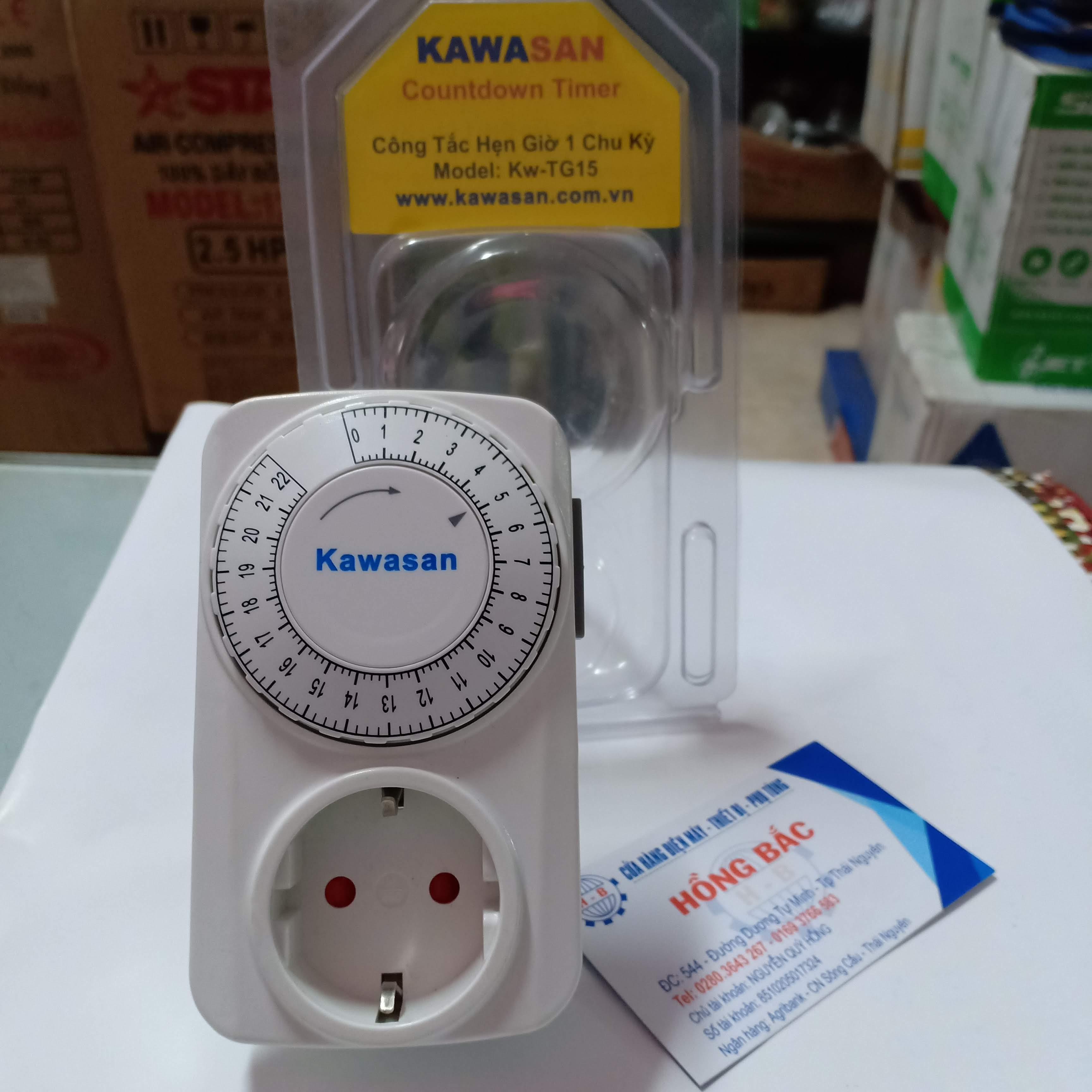 Ổ cắm hẹn giờ tắt thiết bị kawwsan kw-tg15