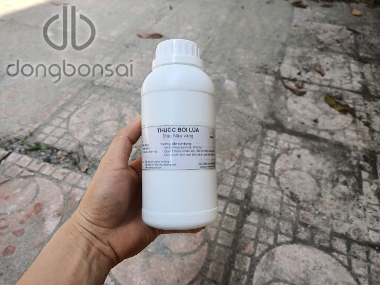 Bôi lũa bonsai màu nâu vàng 500ml
