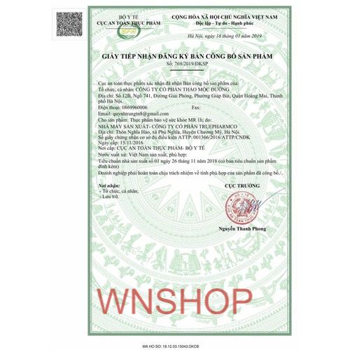 MR1H - TĂNG CƯỜNG SINH LỰC NAM GIỚI