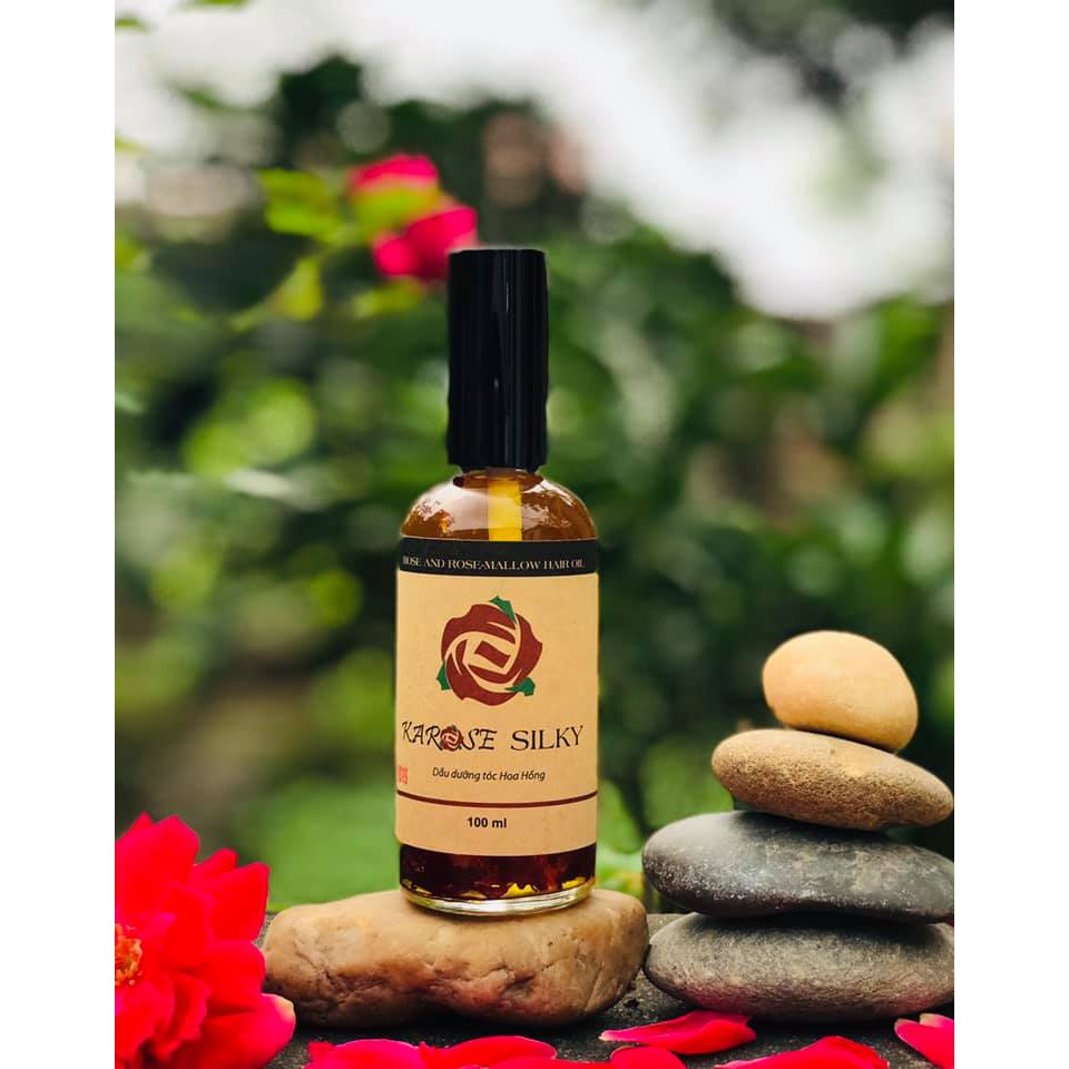 KAROSE BUD - XỊT DƯỠNG TÓC HOA HỒNG HỮU CƠ