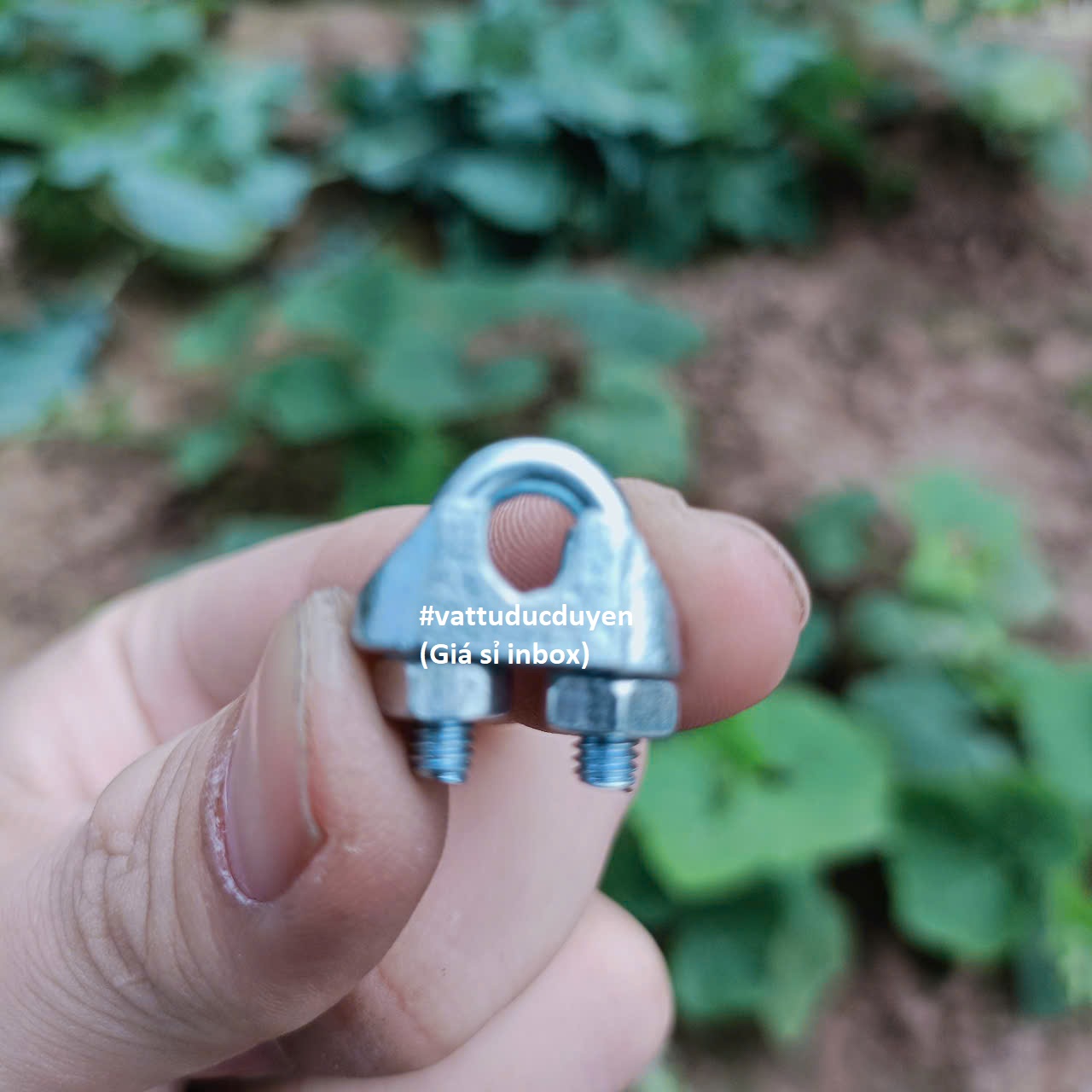 Cóc khóa dây cáp thép mạ kẽm Ø 5mm