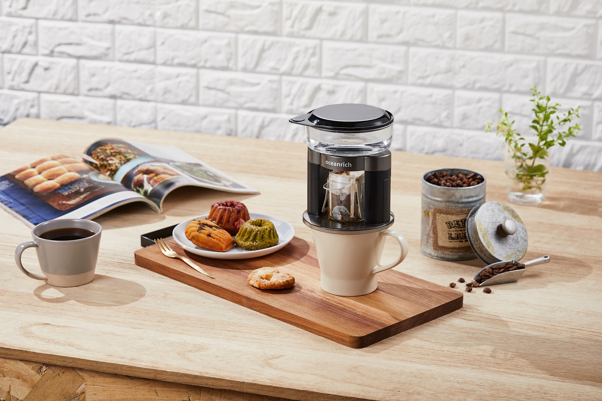 [HCM]Máy pha cà phê 2 trong 1 Oceanrich coffee maker S3+