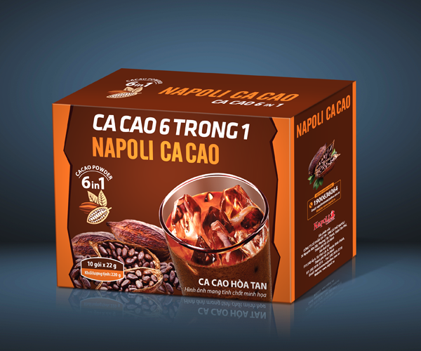 [HCM]Ca cao hòa tan 6 trong 1 Napoli