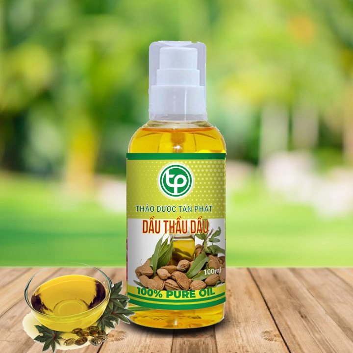 Dầu thầu dầu nguyên chất 100ml - Tấn Phát