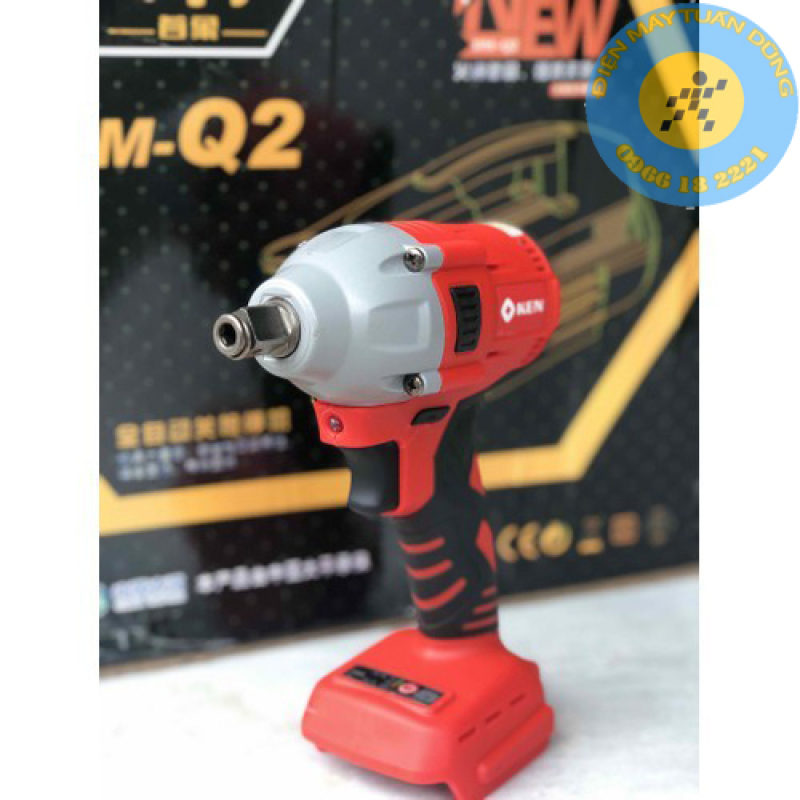 Máy siết bulong Ken 88V không chổi than - Đầu 2 trong 1 - Thân máy siết bulong Ken