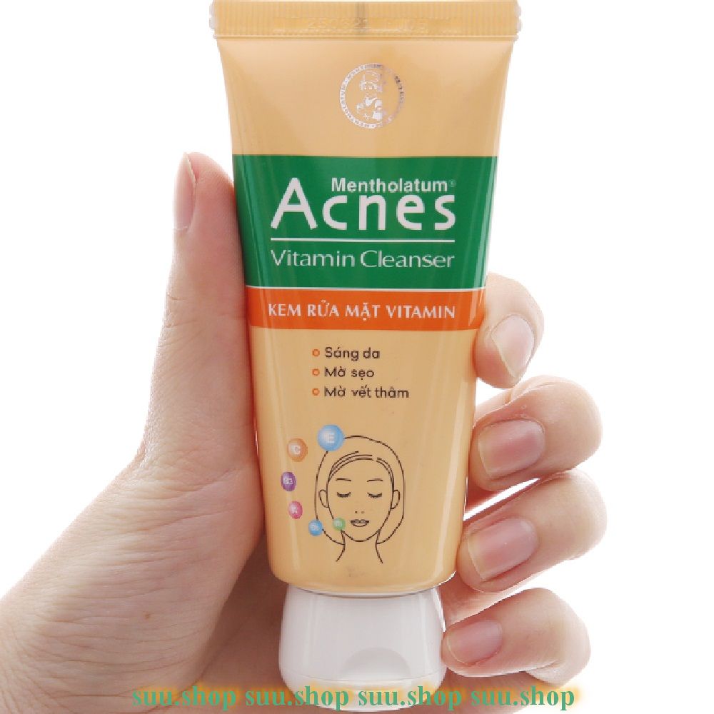 Sữa Rửa Mặt Acnes Vitamin Cleanser 50G