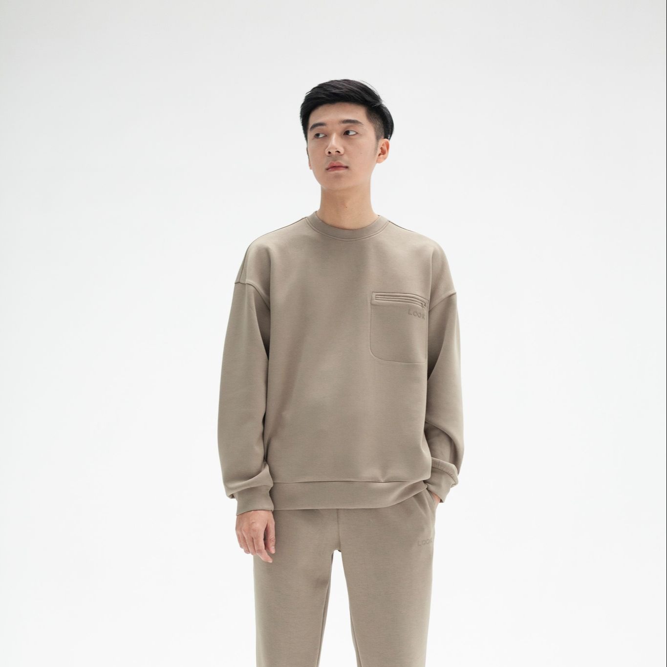 Áo sweater nỉ LOOK Soft Sweater