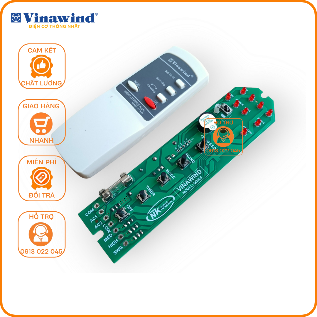 Mạch quạt Điện cơ thống nhất - Vinawind