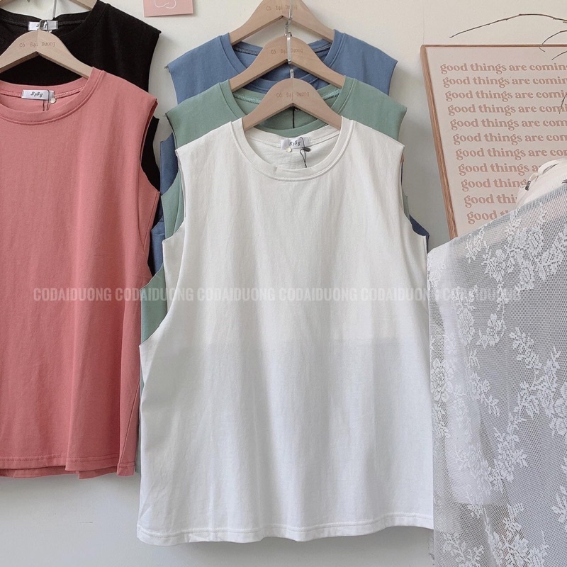 🔥Freeship🔥Áo trơn tanktop cá tính