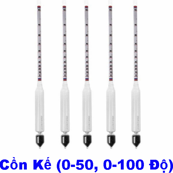 Cồn Kế Dụng Cụ Đo Độ Cồn, Độ Rượu(0-50,0-100 Độ)