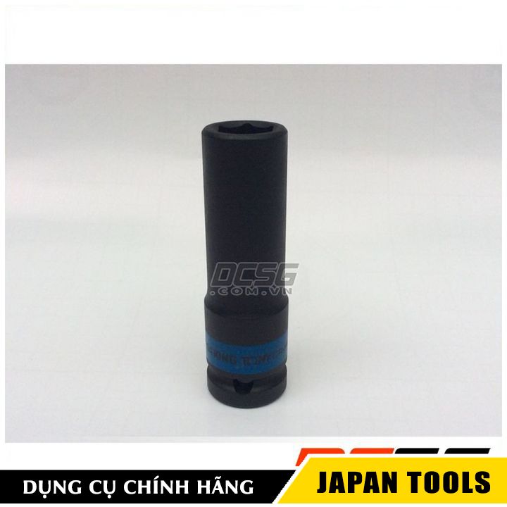 Đầu tuýp đen dài 24mm chuôi 1/2" kingtony 443524m | japan tools