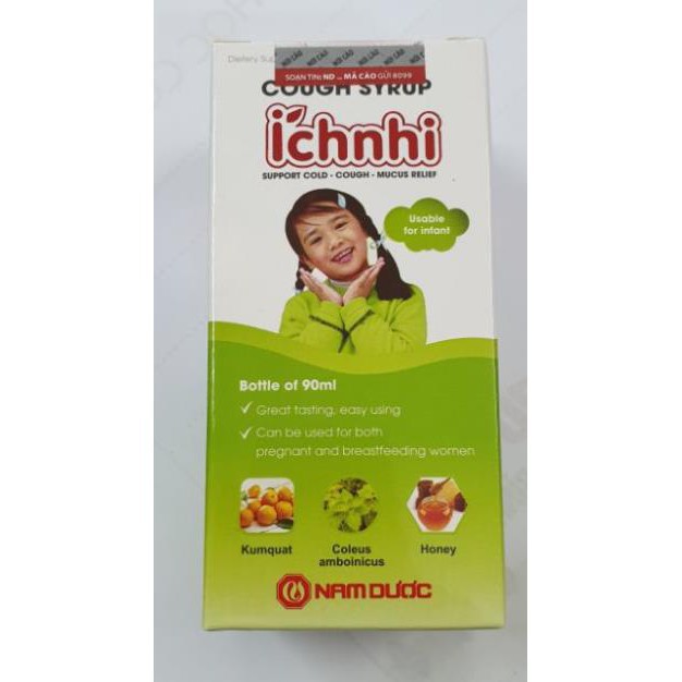 SIRO HO CẢM ÍCH NHI - CHAI 90ml