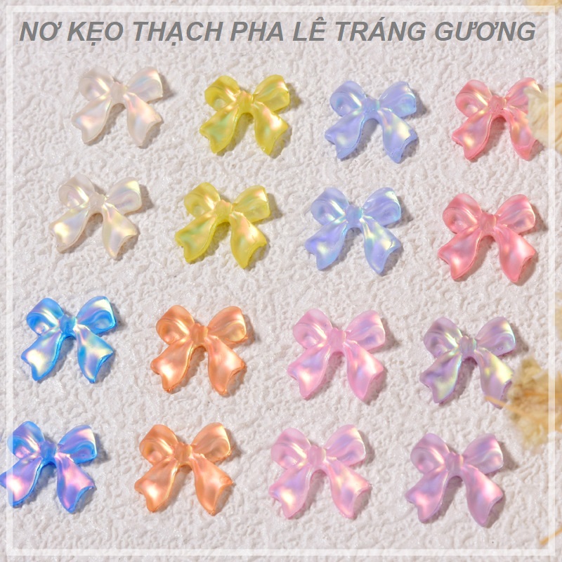 Nơ Kẹo Thạch Pha Lê Bóng Trang Trí Móng NZ08