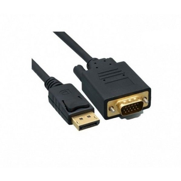 Cáp chuyển đổi displayport to vga adapter dài 1.8m. dây displayport ra vga -at