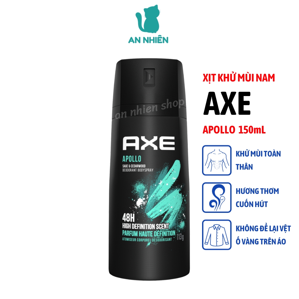 Axe deodorant body spray Apollo 150 ml