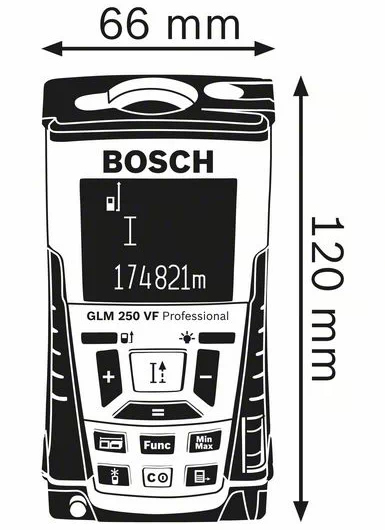 Máy đo khoảng cách ﻿Bosch GLM250VF