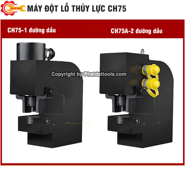 Máy đột thủy lực CH75 - Bảo hành 6 tháng