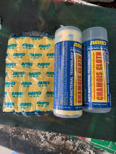 [HCM]KHĂN DA CỪU ABRO CHAMOIS CLOTH