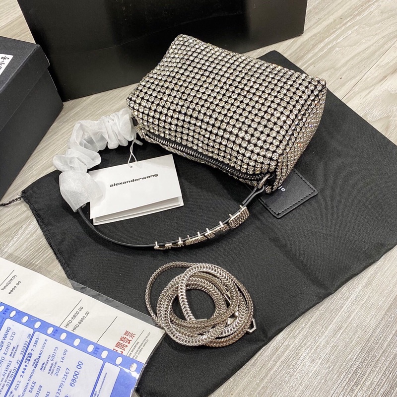 Túi Wang Đính Đá Bling Bản Sup Xịn Full Box