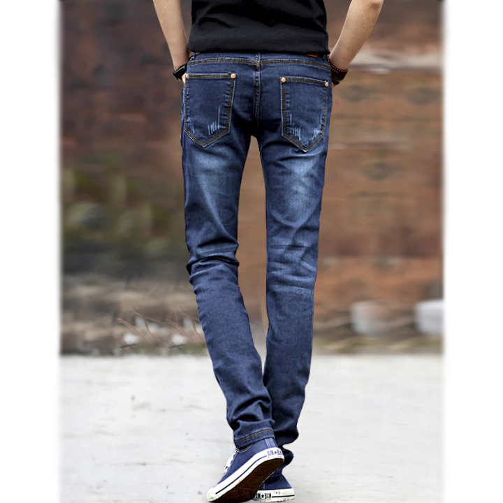 Quần Jeans Nam Xám Chất Bò Đẹp Mịn Co Giãn Nhẹ Túi Quần Sâu