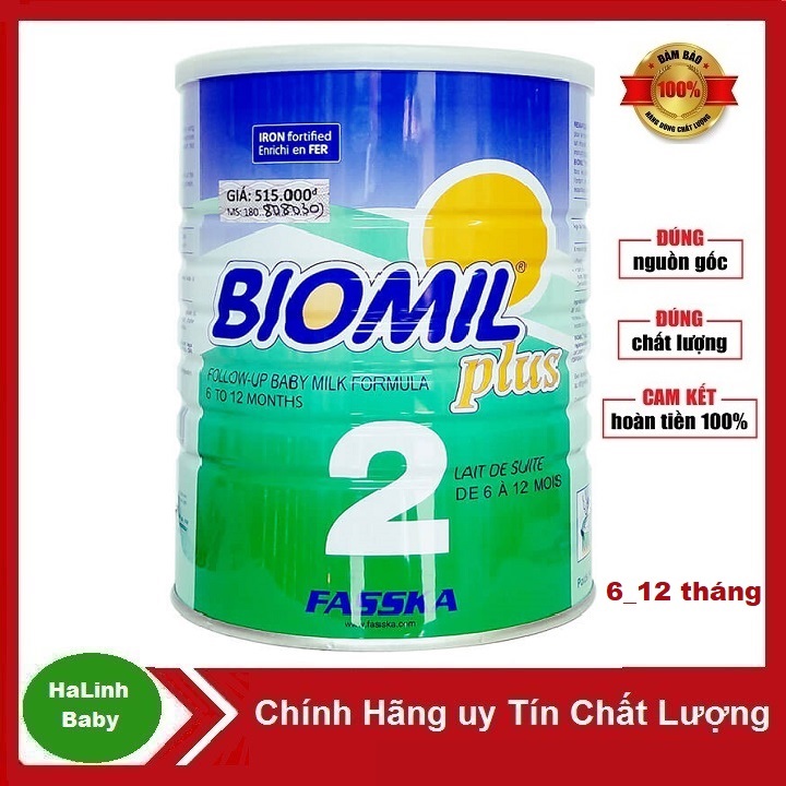 Sữa bột Biomil số 1 2 3 800g [Date 2026]
