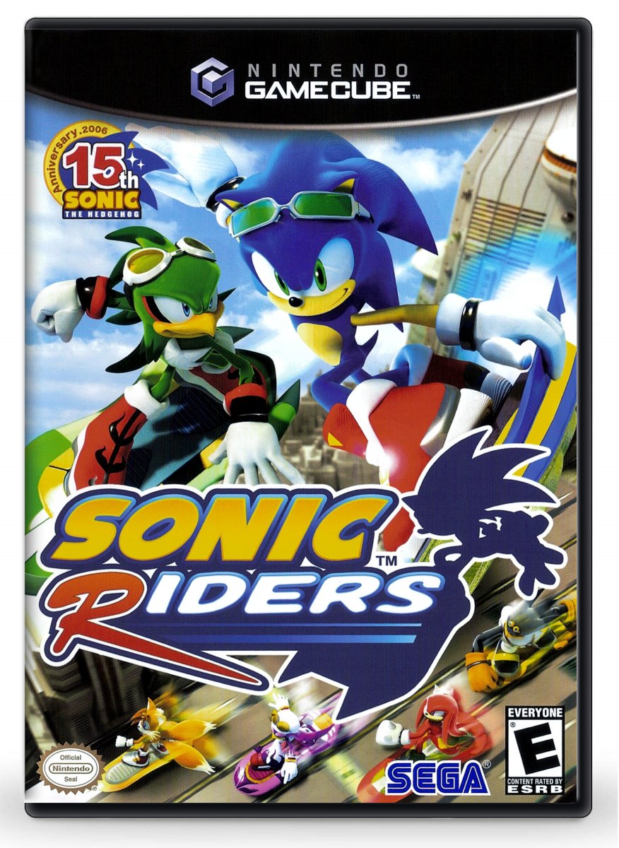 Đĩa game Sonic Riders Gamecube hệ US