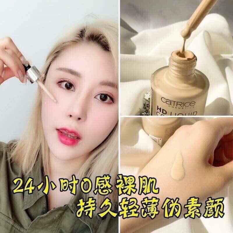 Kem nền CATRICE HD Liquid Coverage 24h