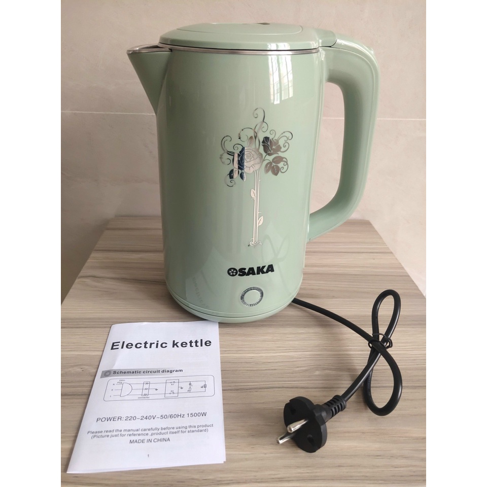 Ấm đun nước siêu tốc OSAKA 2.5L (MIỄN PHÍ GIAO HÀNG)