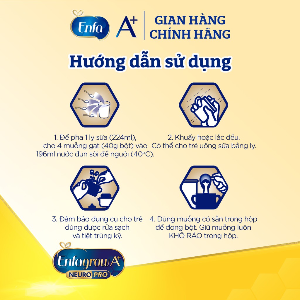 Sữa Bột Enfamil A+ 2 - Hộp 1,7kg (Cho trẻ từ 6~12 tháng tuổi)