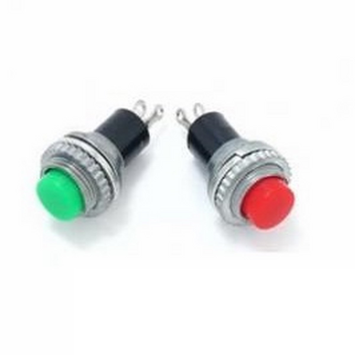 [10 cái] Nút nhấn tròn 10mm DS-316 nhấn nhả (Đỏ, xanh, vàng)