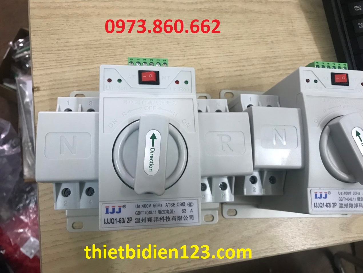 Bộ đổi nguồn tự động ATS 2P 63A