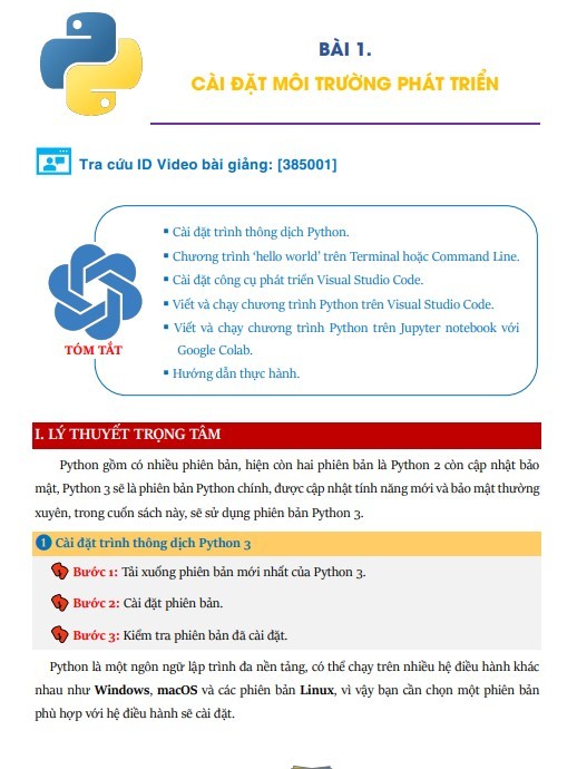Sách ID Dạy Học lập trình Python cơ bản cho người mới bắt đầu Moonbook
