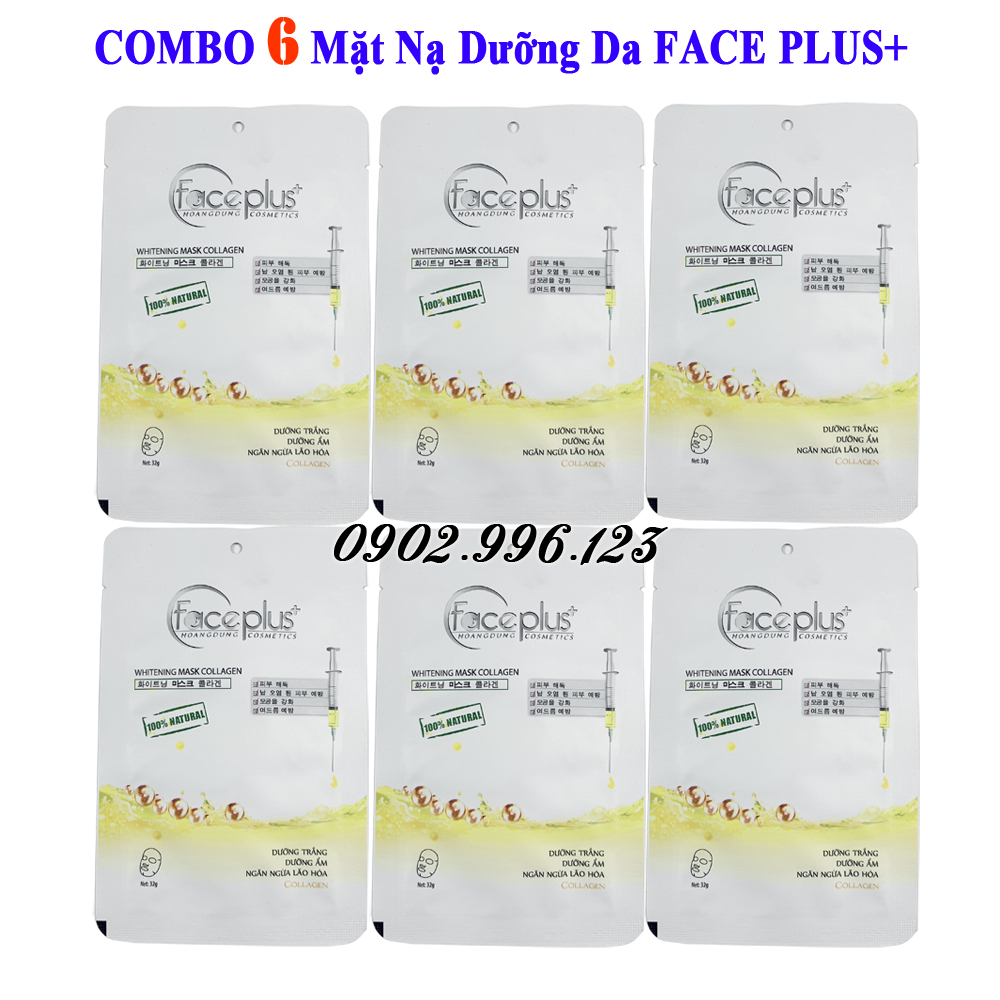 Combo 10 Mặt Nạ Chiết Xuất Collagen FacePlus