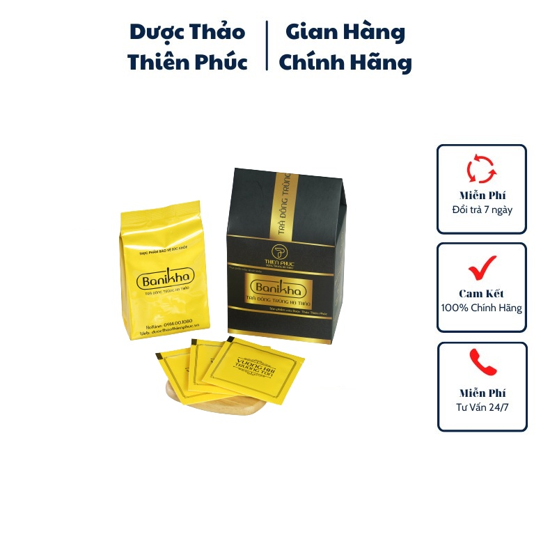 Trà đông trùng hạ thảo Thiên Phúc Banikha