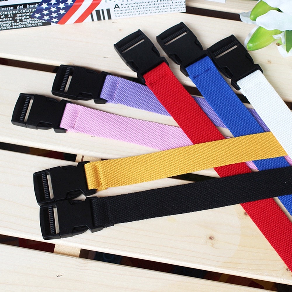 Dây nịch dù Unisex - Dây nịt dù bấm hottrend Ulzzang - basic - Thắt lưng bằng vải canvas