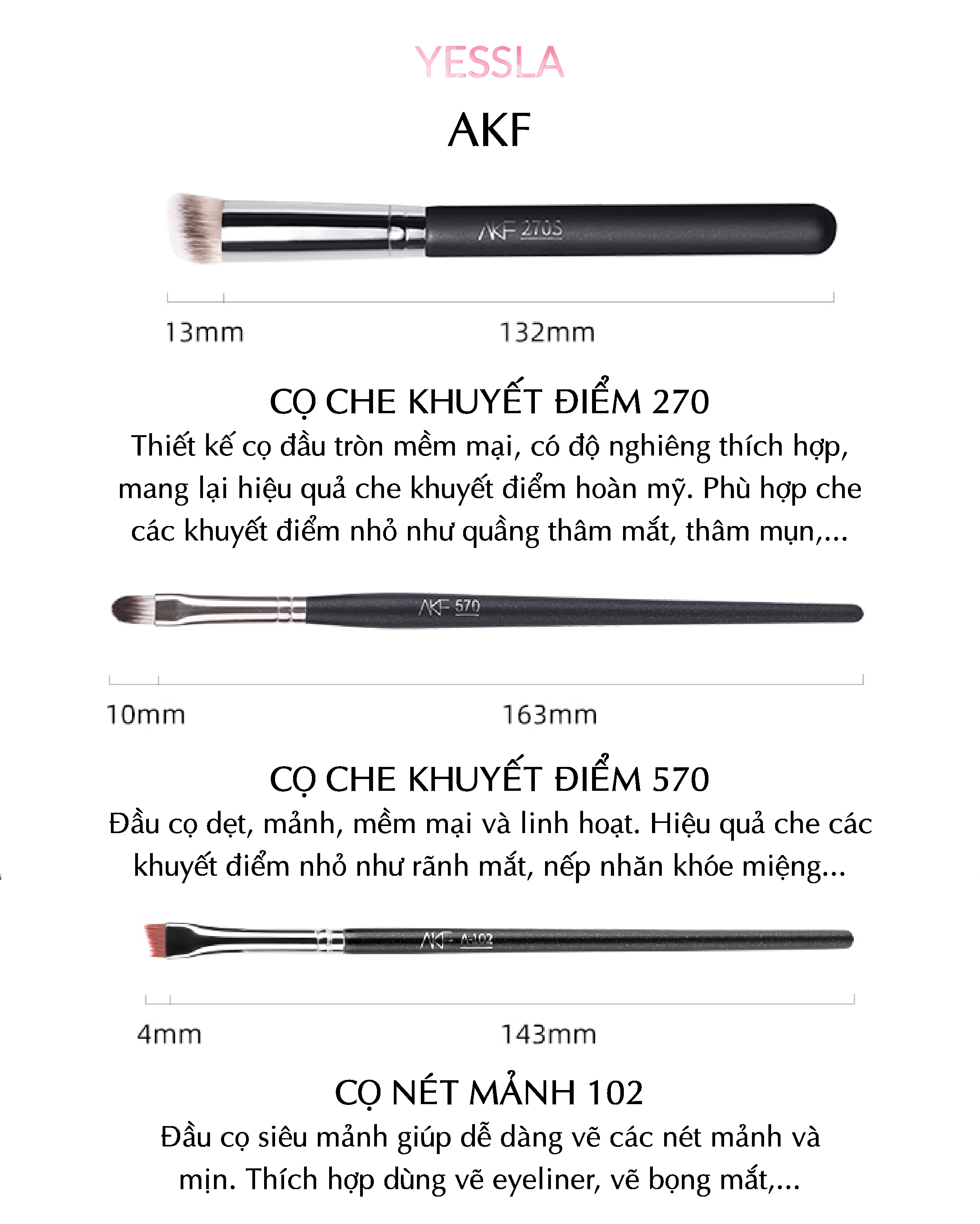 AKF - Cọ che khuyết điểm 270