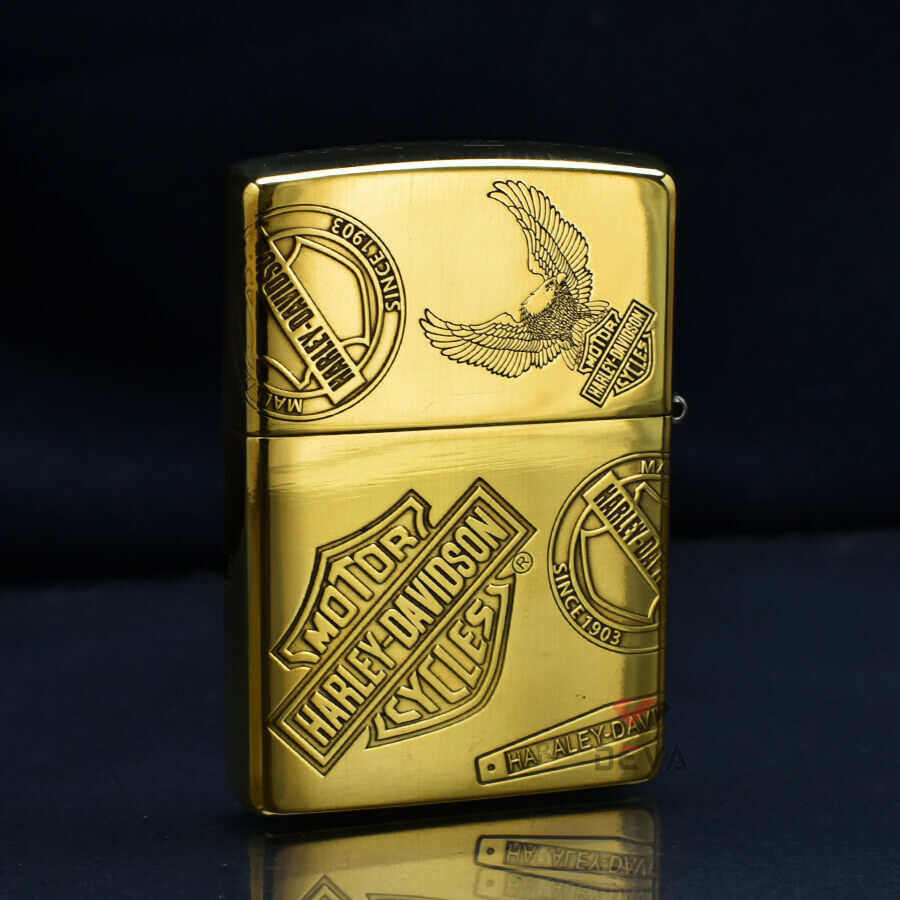 Zippo Khắc Logo Thương Hiệu Harley-Davidson ZN114