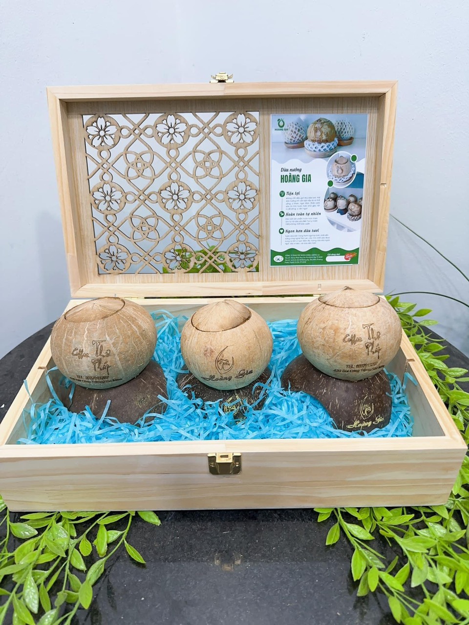 [COMBO 3 TRÁI] Dừa nướng Hoàng Gia size M(400-600g)