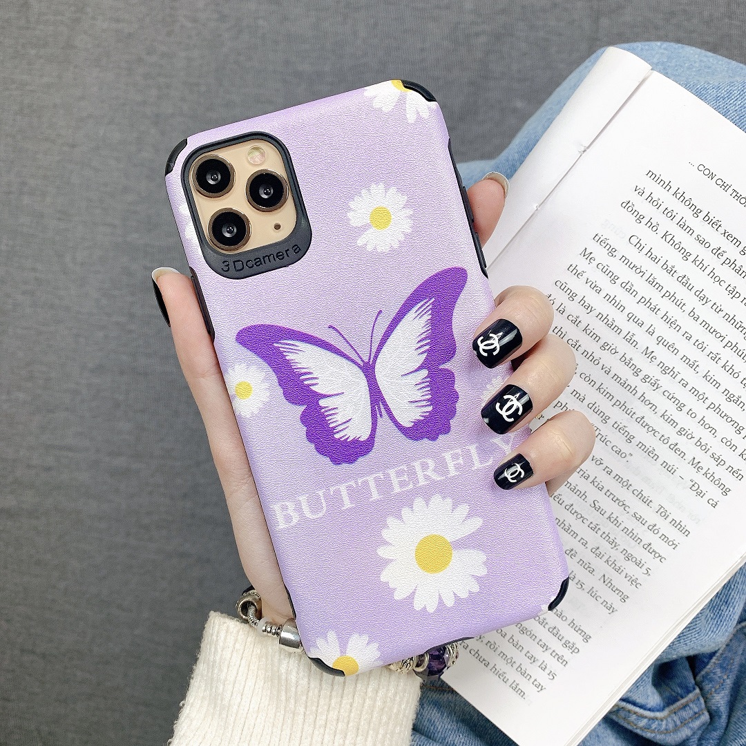 Ốp Lưng Da IMD Butterfly