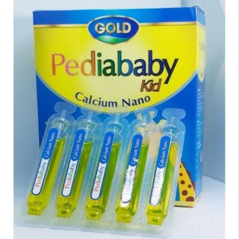 Pediababy kid gold bổ sung canxi cho bé, chất lượng đảm bảo, an toàn cho người sử dụng, cam kết sản phẩm đúng mô tả