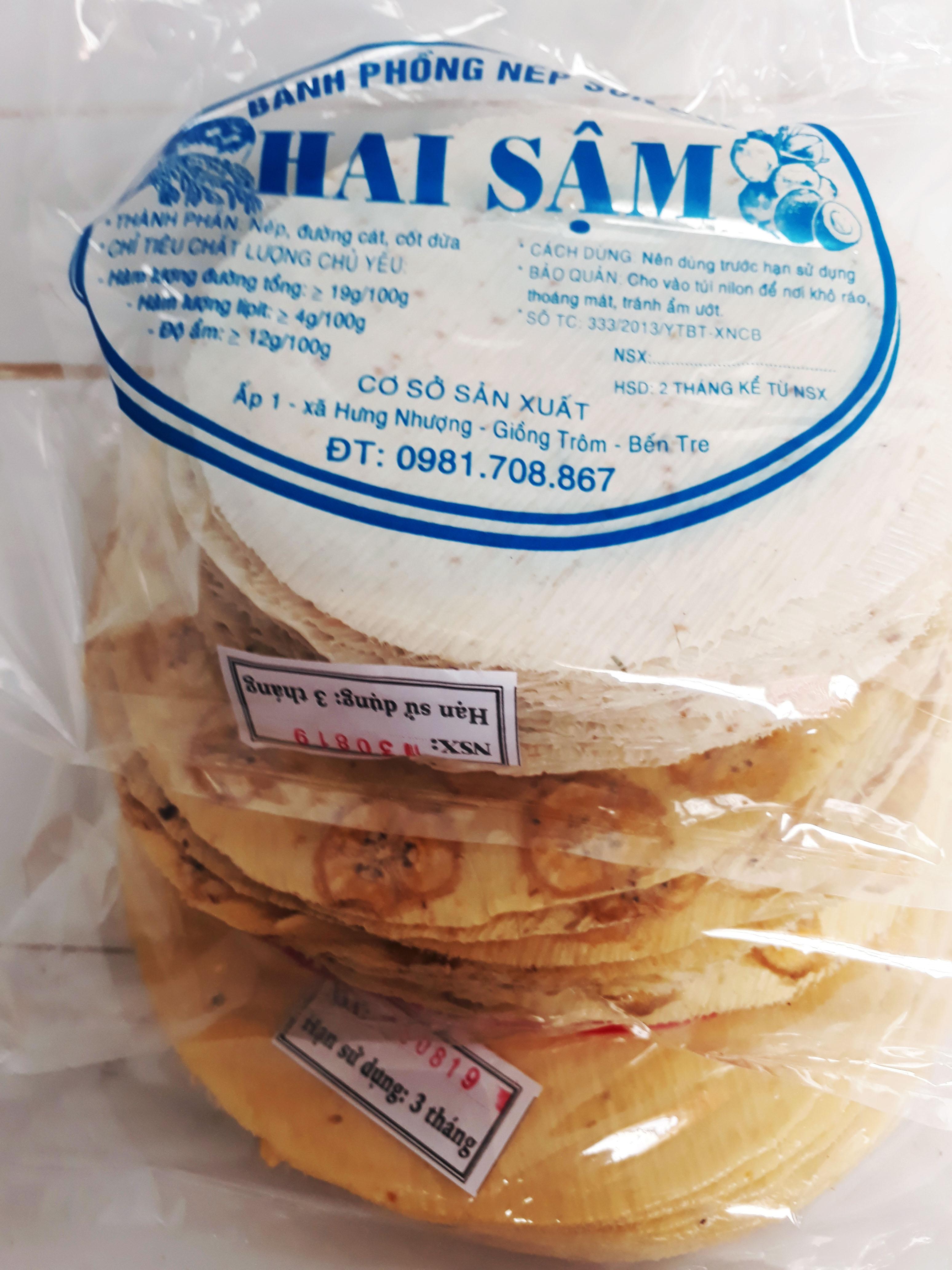 combo bánh phồng sơn đốc (mì sữa,mì tráng chuối, nếp lớn)
