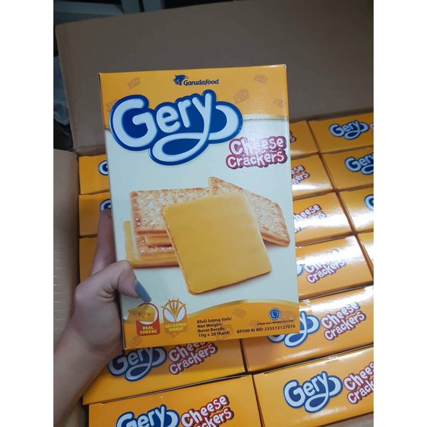 COMBO 2 HỘP BÁNH GERY CHEESE CRACKERS (HỘP 300GR)