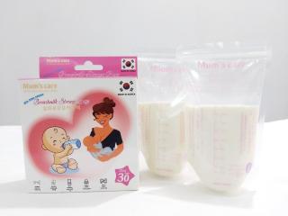 [HCM]Hộp 60 túi trữ sữa mẹ cảm ứng nhiệt 210ml MUMS CARE (Made in Korea) thumbnail