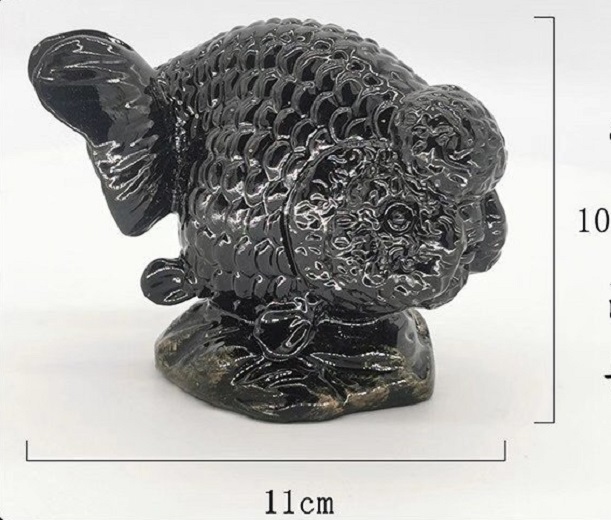 [HCM]Tượng cá ranchu trang trí size nhỏ 11cm