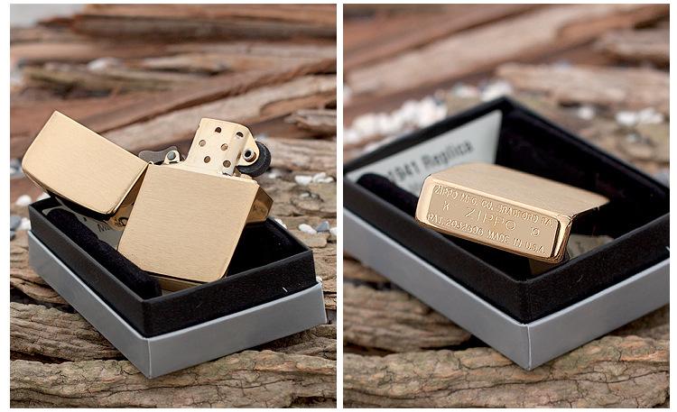 [HCM]Bật lửa Zippo 1941 Brushed Brass
