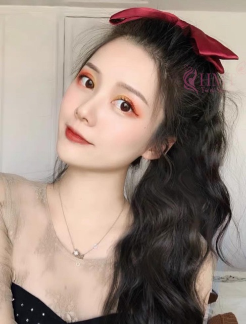 Tóc giả cột xù kèm nơ ❤️FREESHIP❤️ tóc giả cột